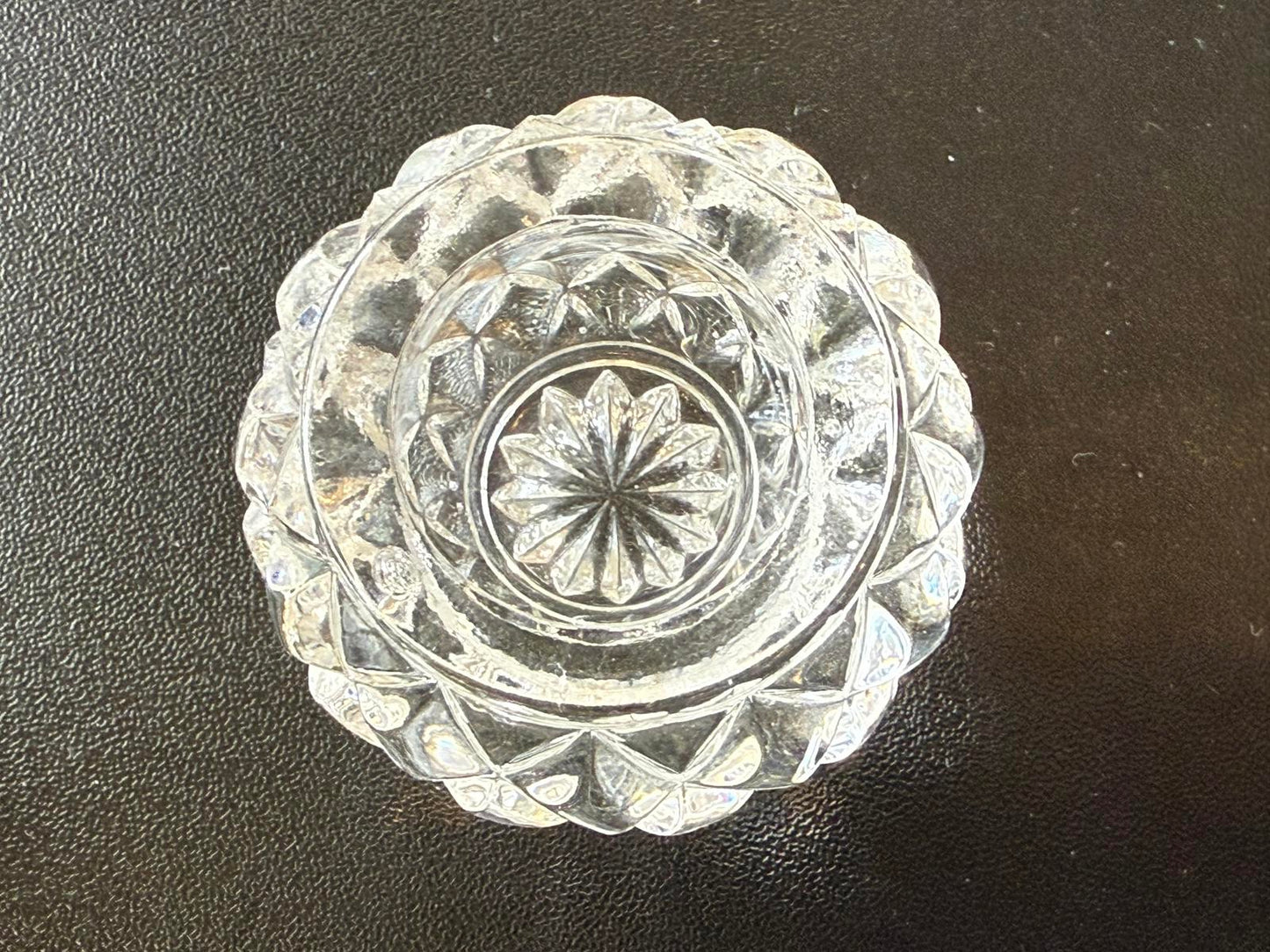 Salt Cellars (set of 5) Antique Pressed Glass 1900's