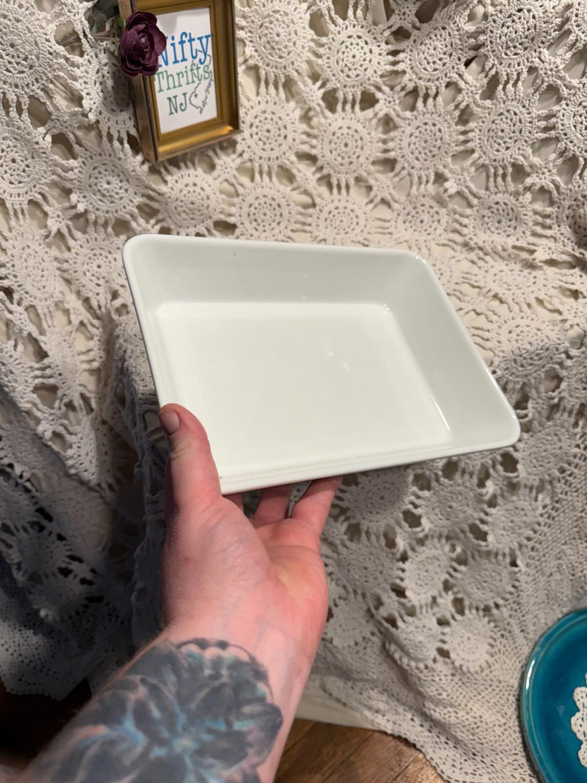 Lenox Casual Images Bedazzle Sapphire Casserole 10" x 7.25 Rectangle Baker