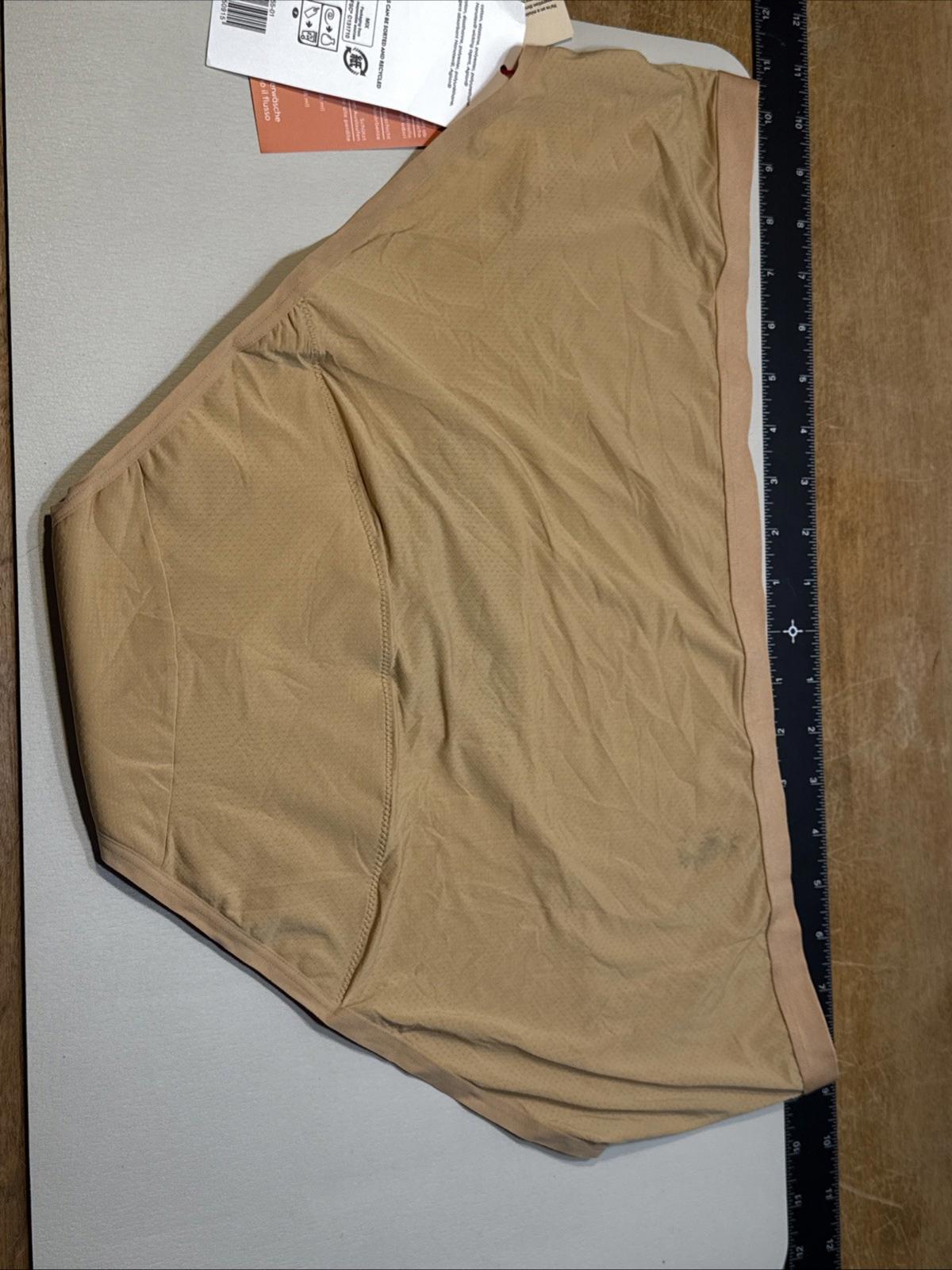 Thinx Air Light Absorbent Hiphugger Panty Sand Size: 4XL NWT Period Panties