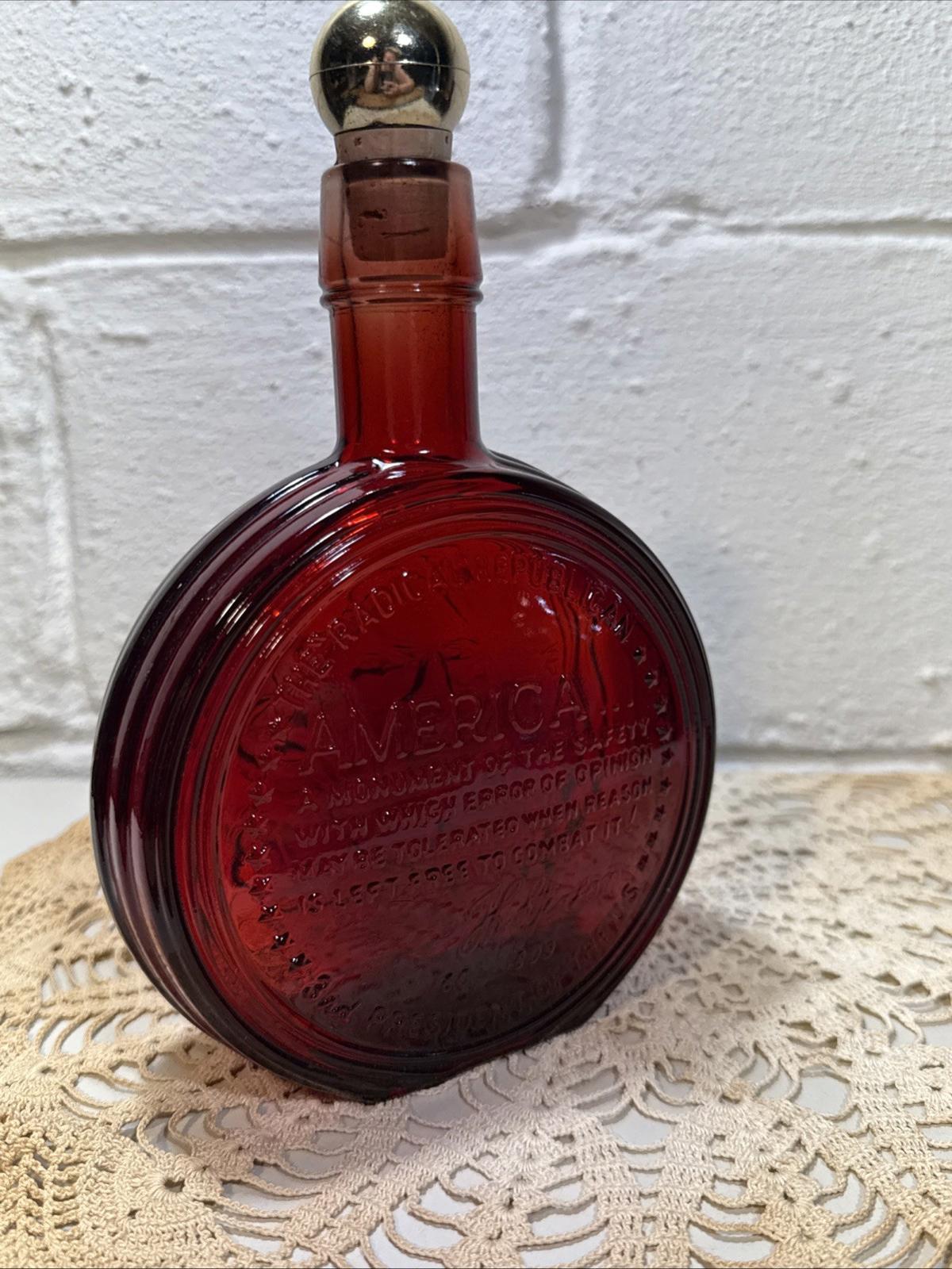 Wheaton~First Edition~1970~THOMAS JEFFERSON~Vtg~Collectable Commemorative Bottle