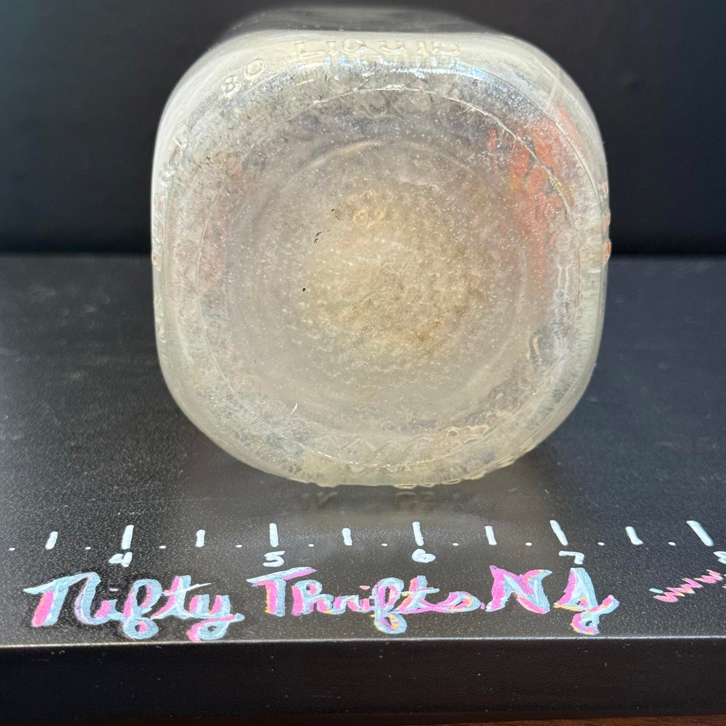 Vintage Glass Milk Bottle - Jersey Local Dairy State Seal Dairy NJ