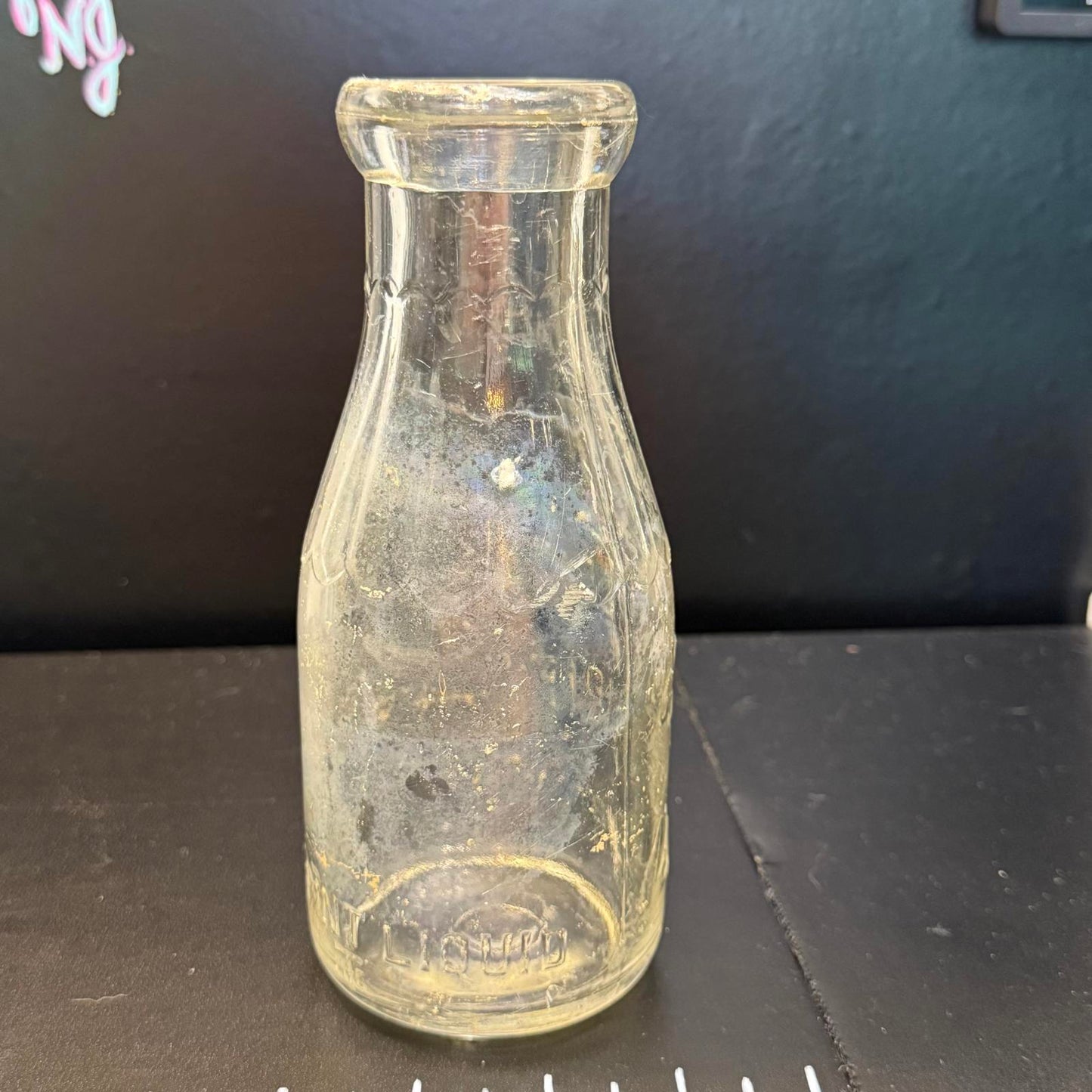 Vintage Suburban Dairy Milk Bottle Audubon NJ Local