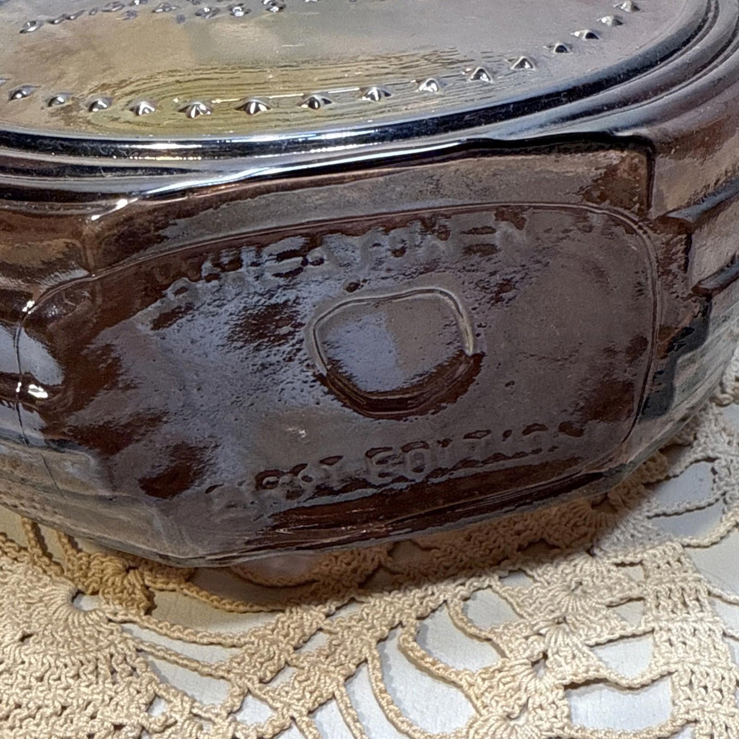 Wheaton Glass Bottle Dwight David Eisenhower 1st Edition Carnival Glass Decanter