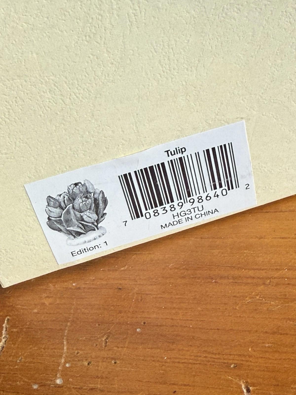 Harmony Kingdom Garden Lord Byron's ~ TULIP box figurine ~ w/Box ~ Edition: 1