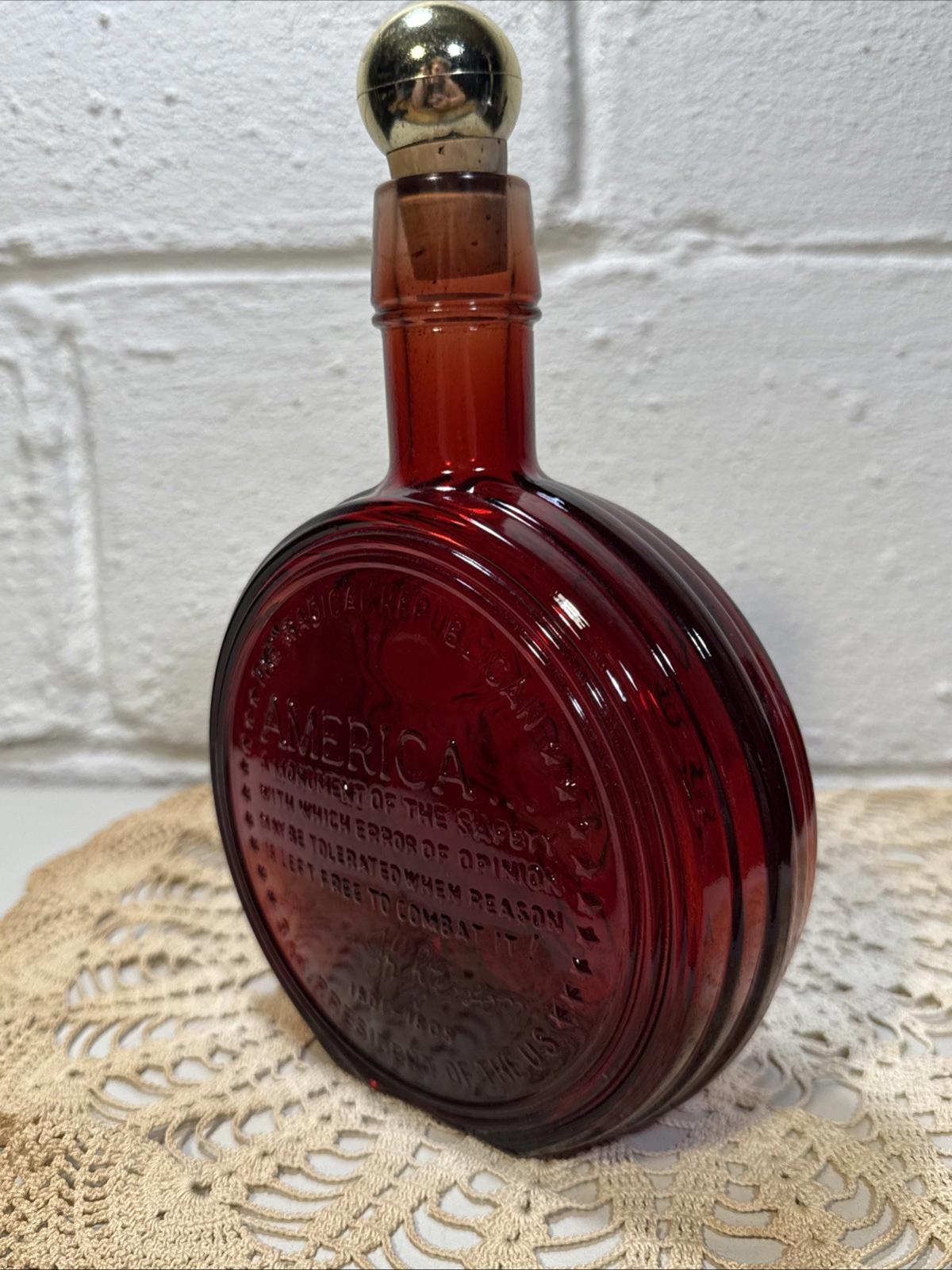 Wheaton~First Edition~1970~THOMAS JEFFERSON~Vtg~Collectable Commemorative Bottle