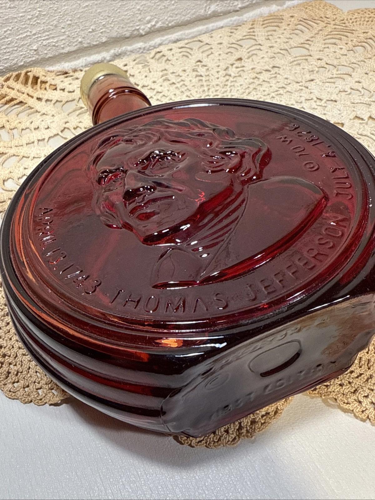 Wheaton~First Edition~1970~THOMAS JEFFERSON~Vtg~Collectable Commemorative Bottle