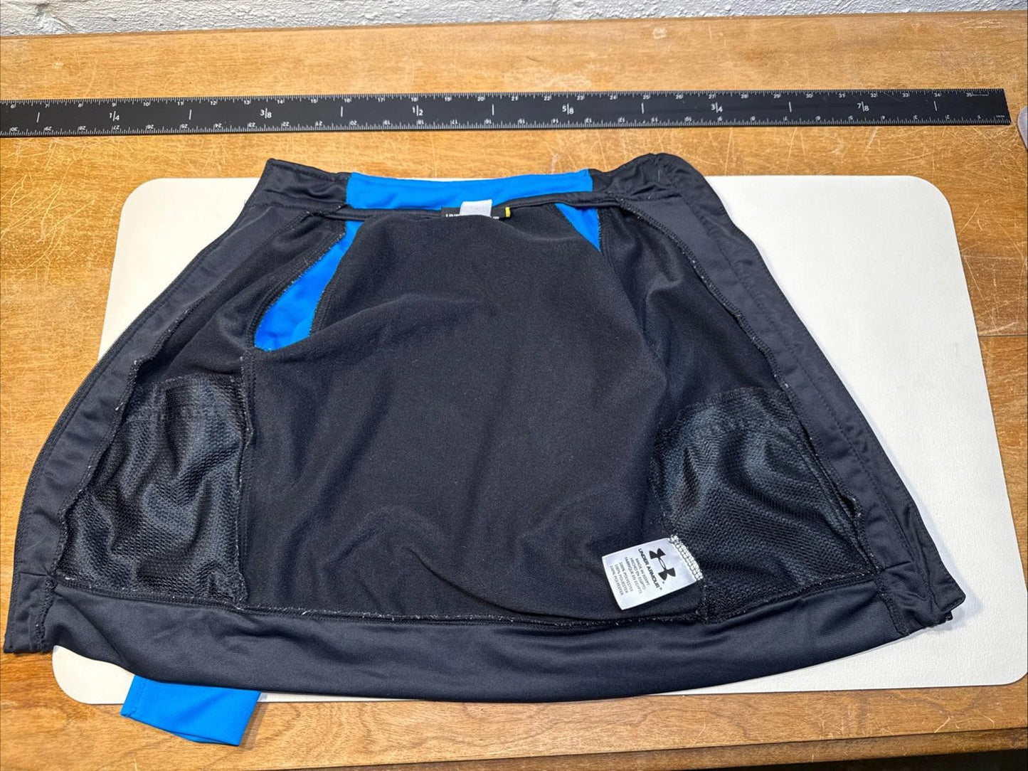 Blue & Black 24m under armor Track Jacket Toddler Light Fall Mild Weather Coat