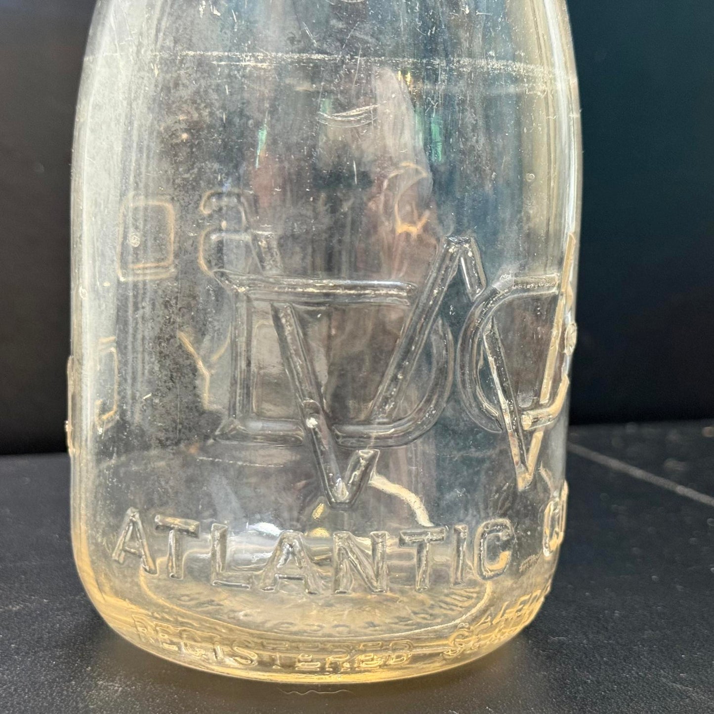 Vintage Wilson Dairy Company Milk Bottle Atlantic City NJ One Pint