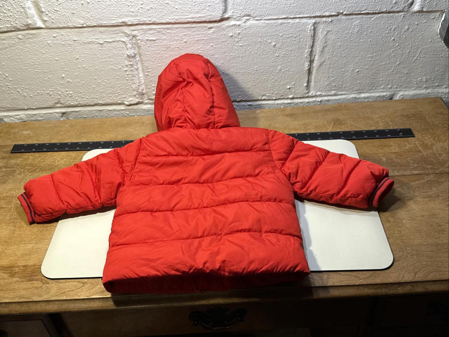 Baby Gap Red Snow Jacket 12-18 Months Coldcontrol Max Water Resistant Heavy Coat