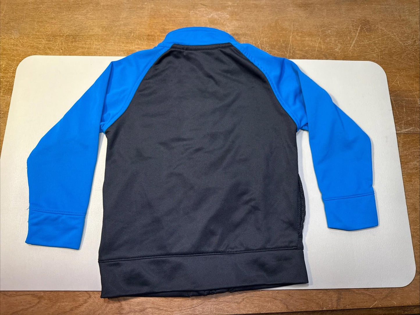 Blue & Black 24m under armor Track Jacket Toddler Light Fall Mild Weather Coat