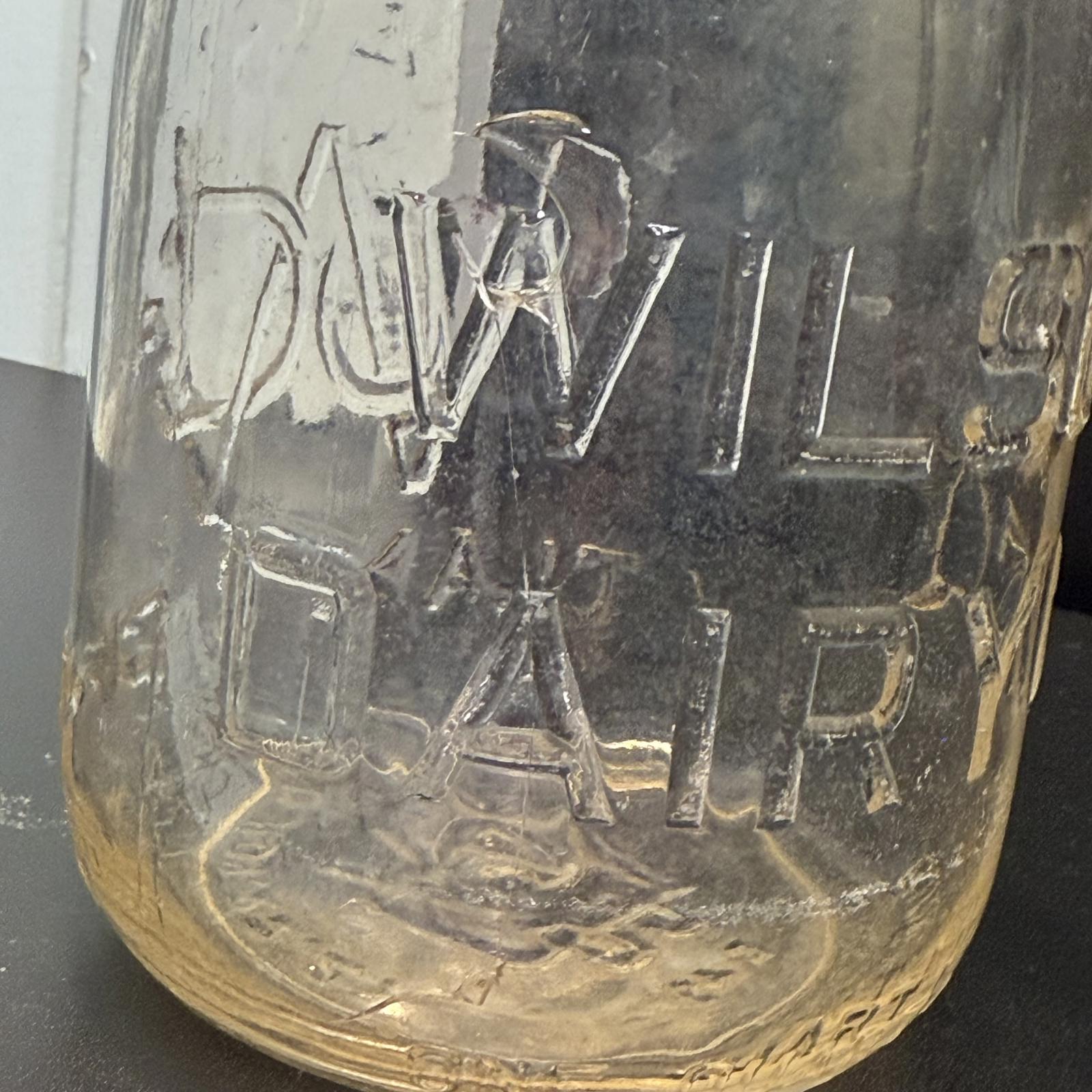 Vintage Wilson Dairy Company Milk Bottle Atlantic City NJ One Pint